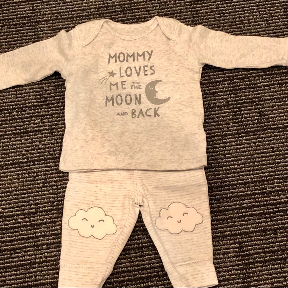 2pc Carter’s baby boy matching set outfit